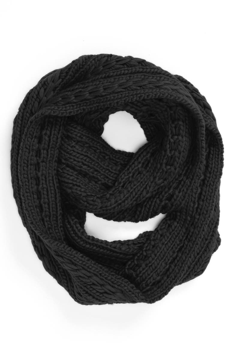Lulu Cable Knit Infinity Scarf, Main, color, 
