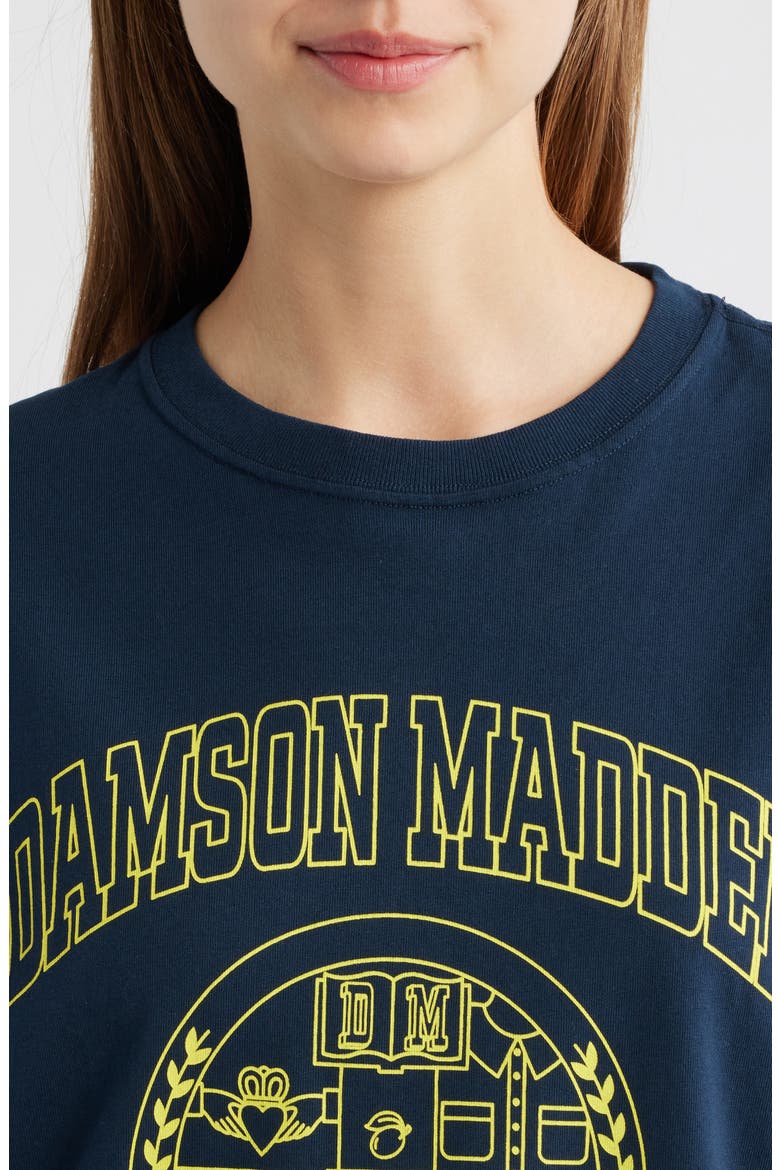 Collegiate Oversize Graphic T-Shirt, Alternate, color, NAVY