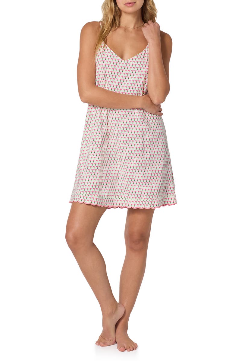BedHead Pajamas Floral Chemise, Alternate, color, Blossom Geo