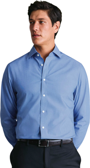 Charles Tyrwhitt Non-Iron Cutaway Collar Poplin Shirt