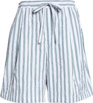 Dolce&Gabbana Stripe Crinkled Poplin Bowling Shorts