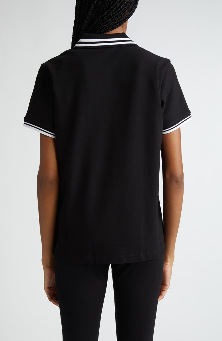 Moncler Logo Patch Cotton Piqué Knit Polo, Alternate, color,