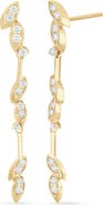 Bony Levy Getty 18k Gold Diamond Linear Drop Earrings