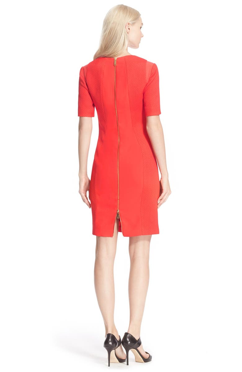 Ted Baker London 'Abrial' Mesh Panel Body-Con Dress, Alternate, color, 
