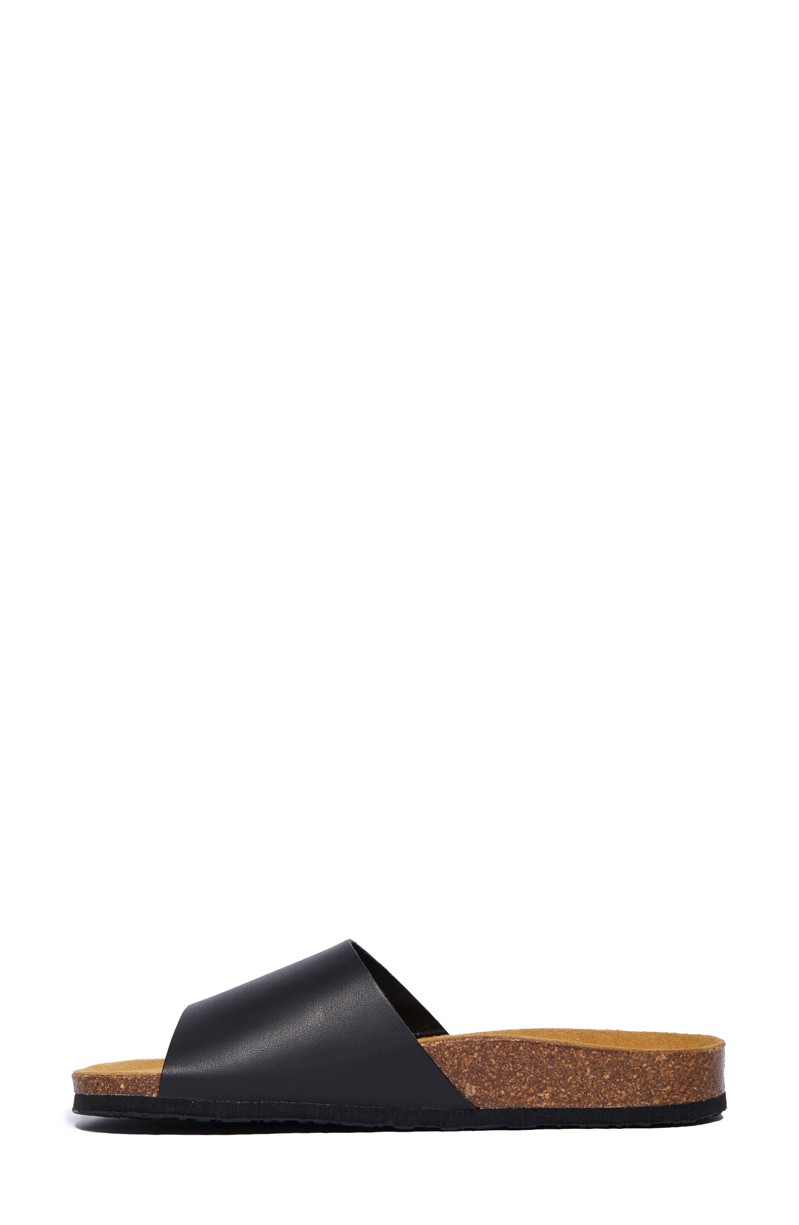 Bala Slide Sandal, Alternate, color, VAQUETILLA BLACK