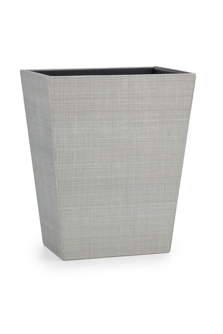 Araba Silver Waste Basket, Main, color, GREY