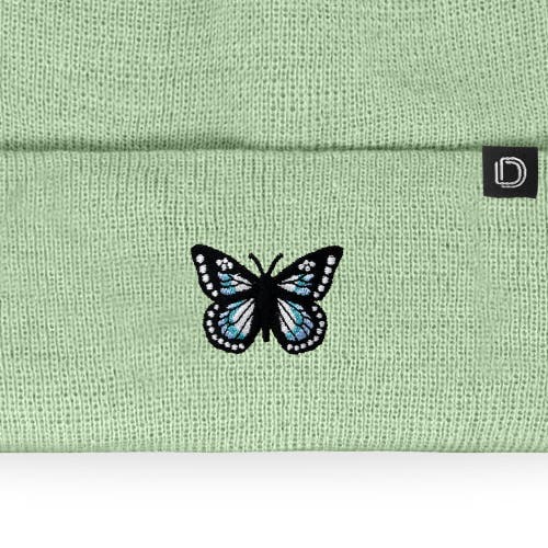 Dalix Butterfly Beanie In Light Green