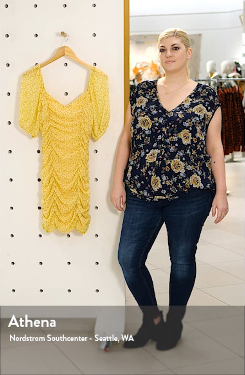 Sasha Ruched Minidress, sales video thumbnail