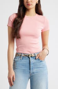 Open Edit Rib Short Sleeve Shirt