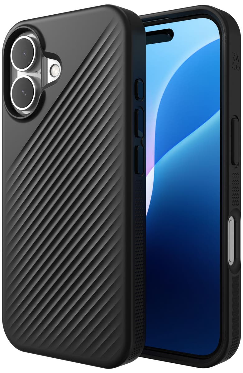 ZAGG Luxe Snap MagSafe Case for Apple iPhone 16, Main, color, Black