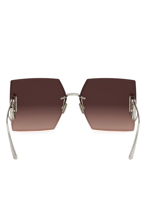 Dior 30montaigne S7u 64mm Oversize Gradient Geometric Sunglasses In Multi