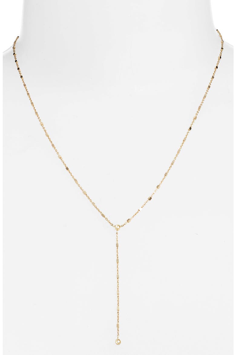 Monica Diamond Y-Necklace, Alternate, color, YELLOW VERMEIL