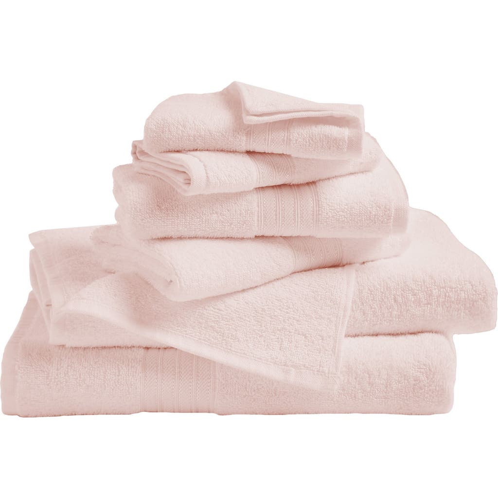 Woven & Weft Cotton 6-piece Textured Towel Set