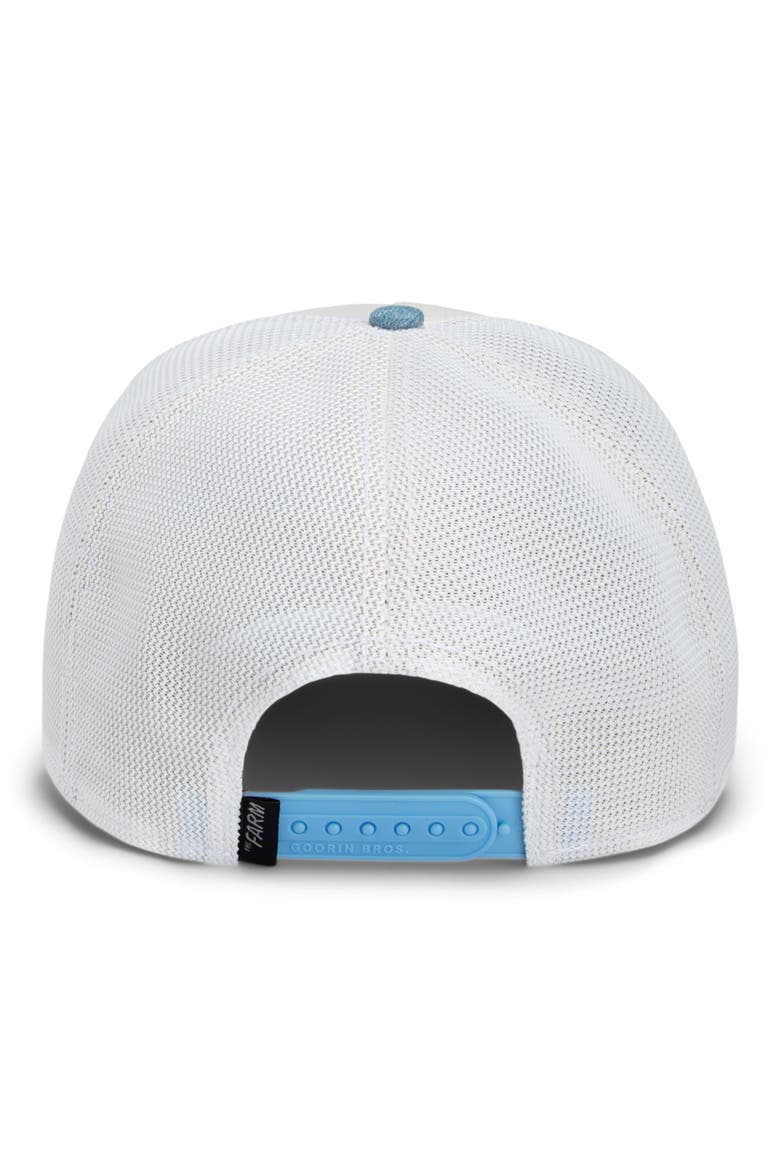 Rooster Patch Snapback Baseball Cap, Alternate, color, WHITE