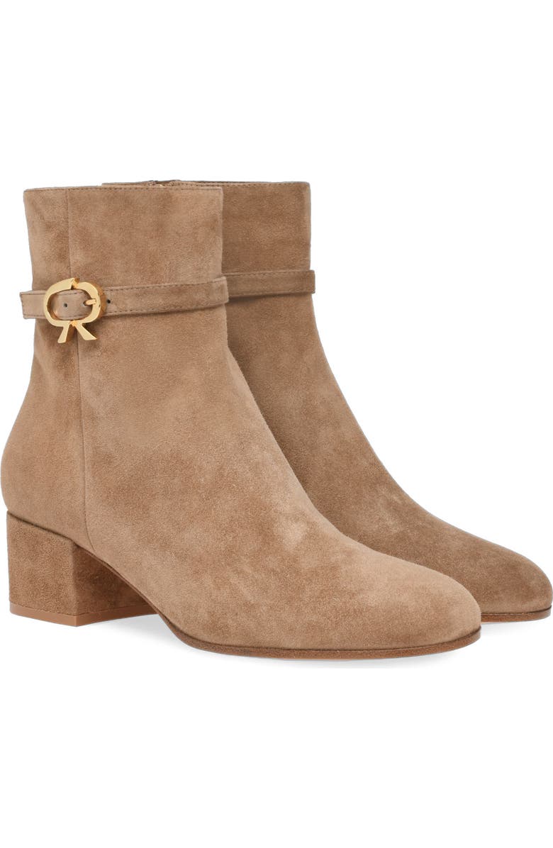Gianvito Rossi Ribbon Bootie, Alternate, color,