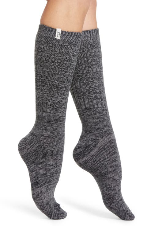 Ribbed Crew Socks