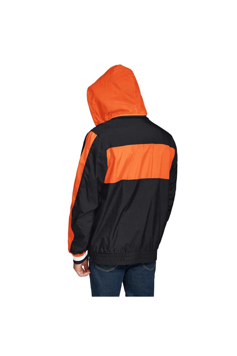 Men's Tommy Hilfiger Black Cincinnati Bengals Gael Lightweight Half-Zip Pullover Hoodie Jacket, Alternate, color, Black