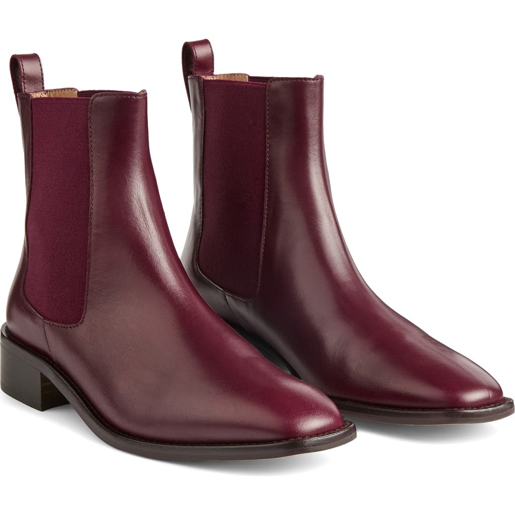 Lk Bennett Hattie Chelsea Bootie In Burgundy
