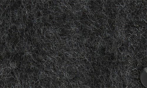 Nordstrom Long Fuzzy Alpaca Blend Cardigan In Black