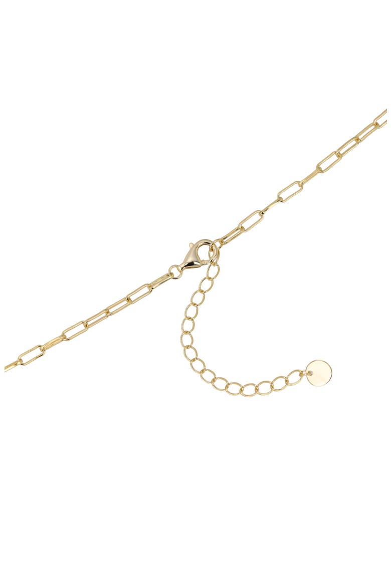 Baguette Rope Link Pendant Necklace, Alternate, color, GOLD