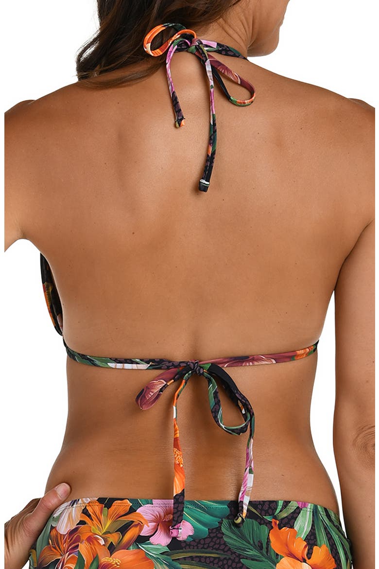 Tropical Hideaway Triangle Bikini Top, Alternate, color, TROPICAL MULTI