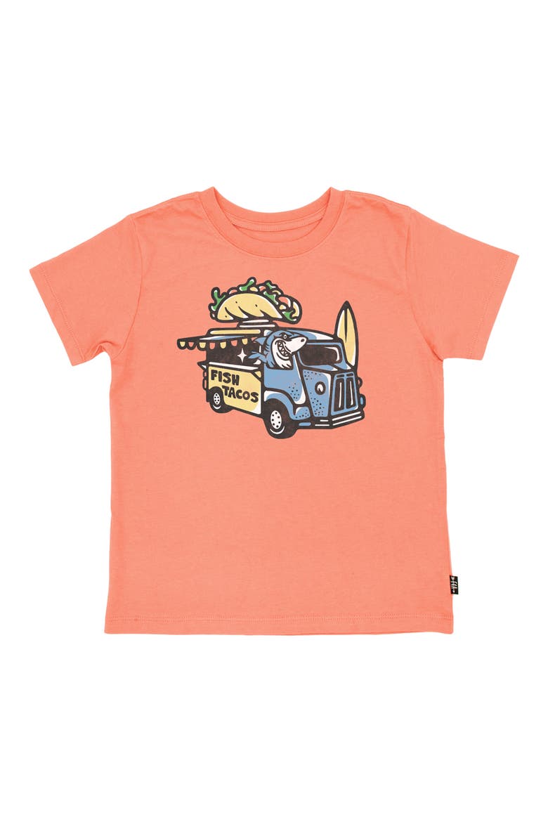 Fish Tacos Graphic Tee, Main, color, CORAL