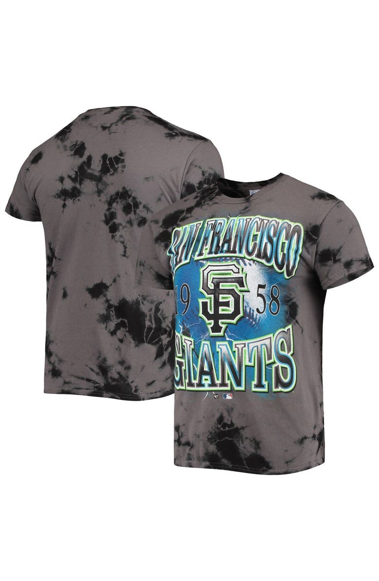 '47 Men's '47 Charcoal San Francisco Giants Wonder Boy Vintage Tubular T-Shirt, Main, color, Charcoal