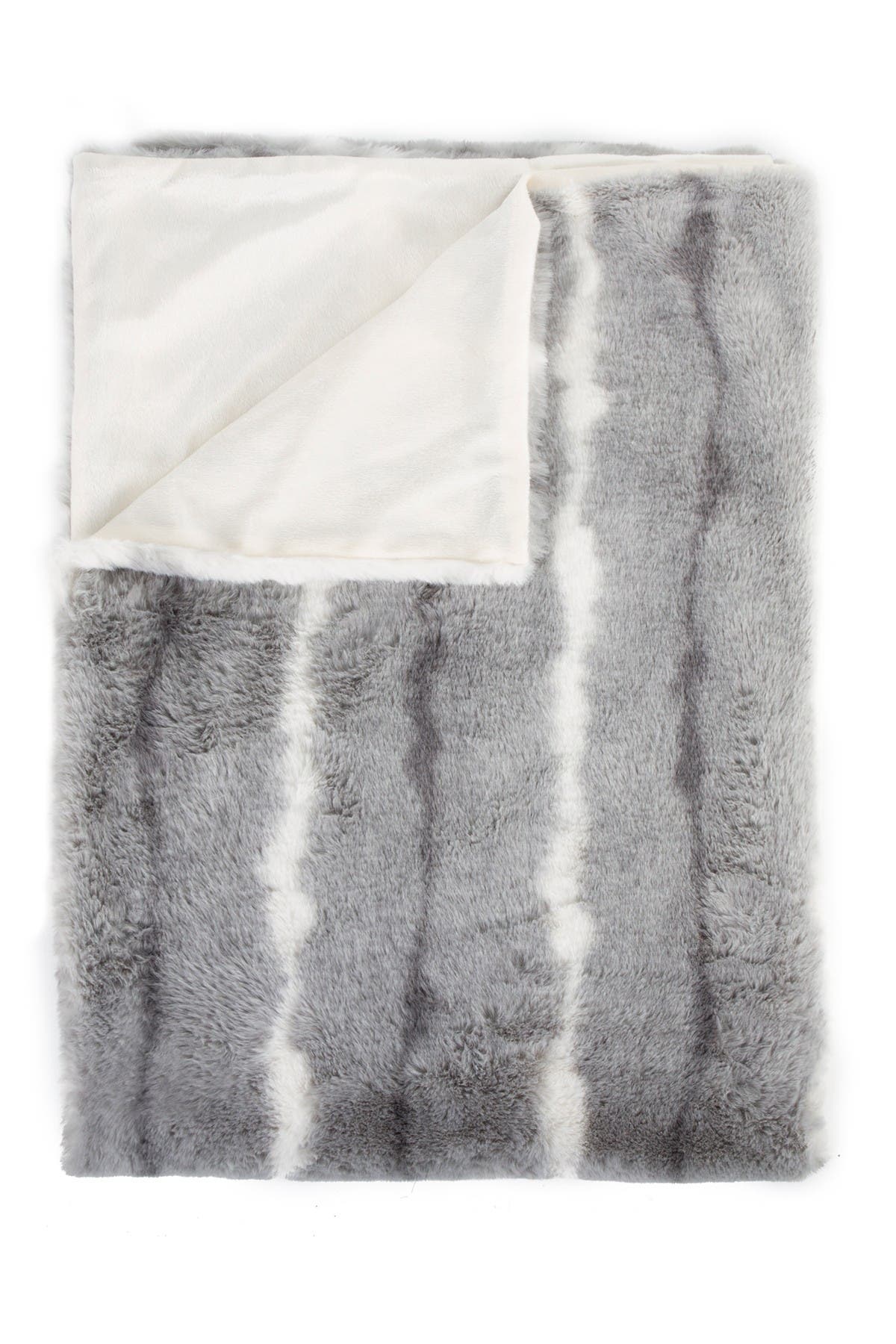 LUXE Dayton Multi Faux Fur Throw - 50" x 60"