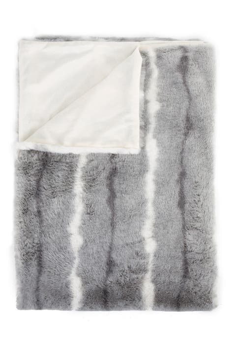 Dayton Multi Faux Fur Throw - 50" x 60"