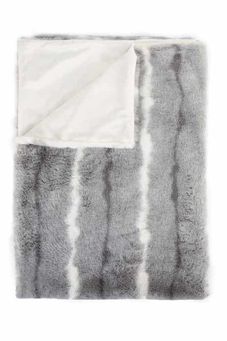 LUXE Dayton Multi Faux Fur Throw - 50" x 60"