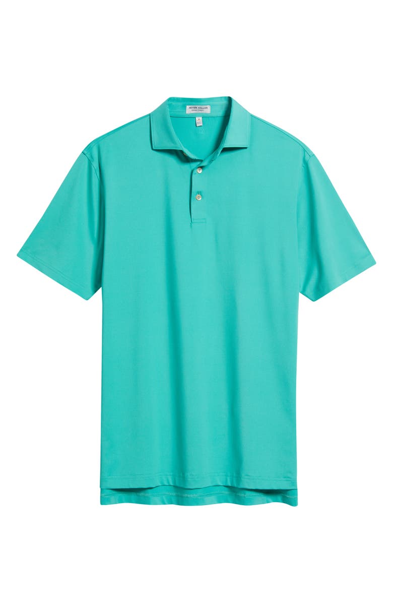 Peter Millar Solid Performance Jersey Polo, Alternate, color, Meadow
