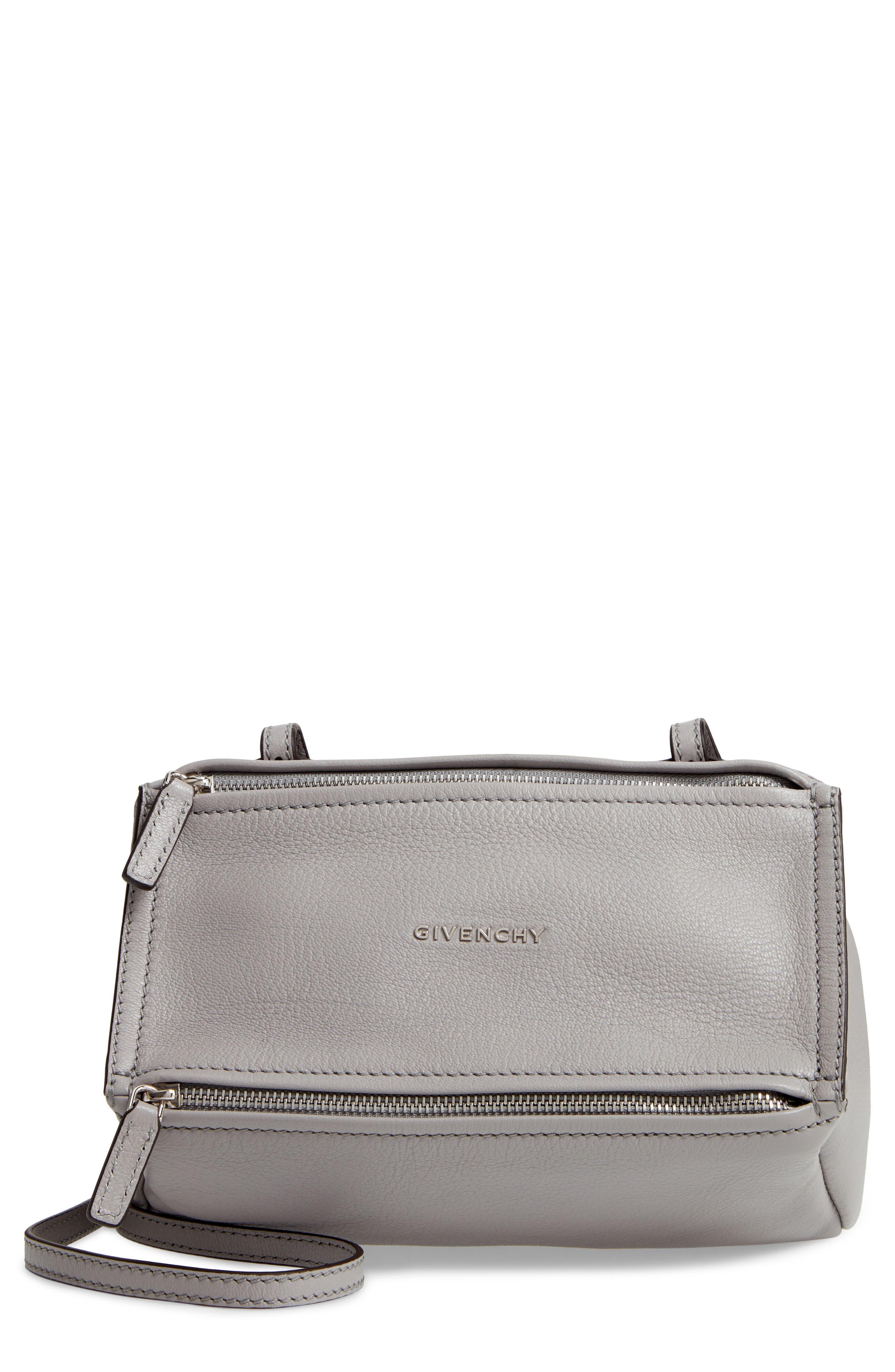 Givenchy Mini Pandora Sugar Leather Shoulder Bag, Main, color, 