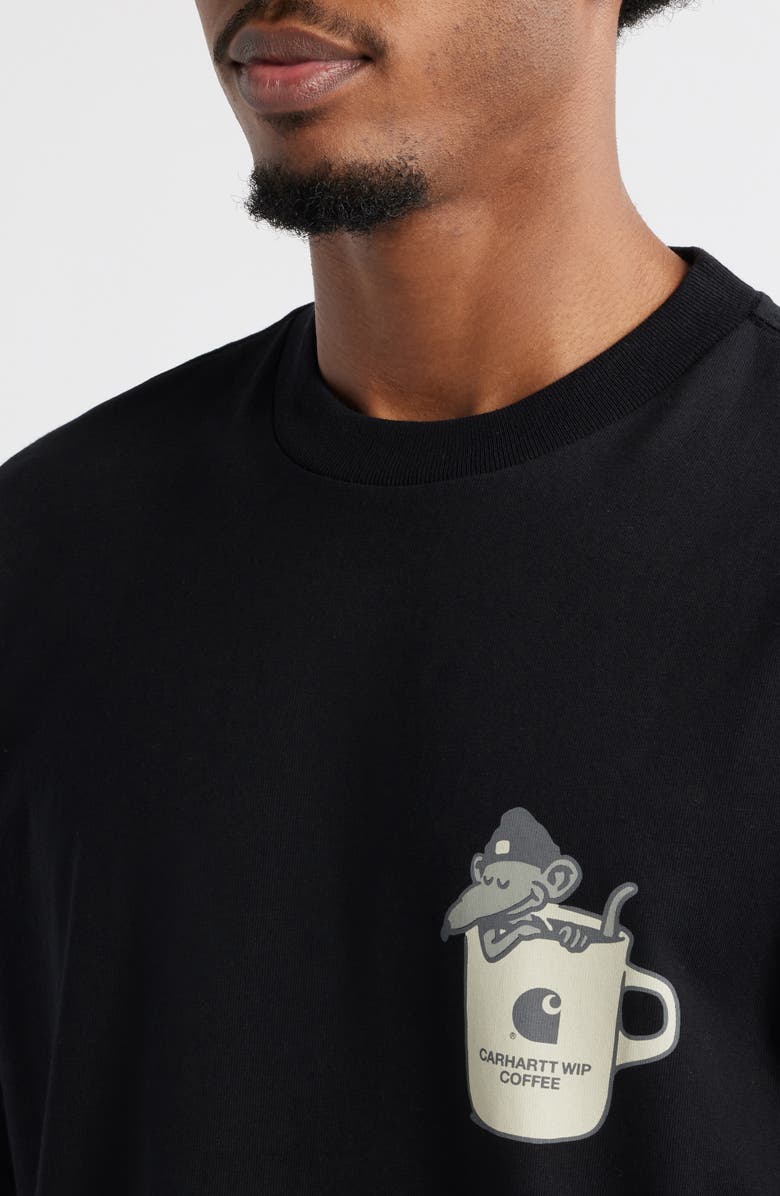 Carhartt Work In Progress Cafe Graphic T-Shirt, Alternate, color,