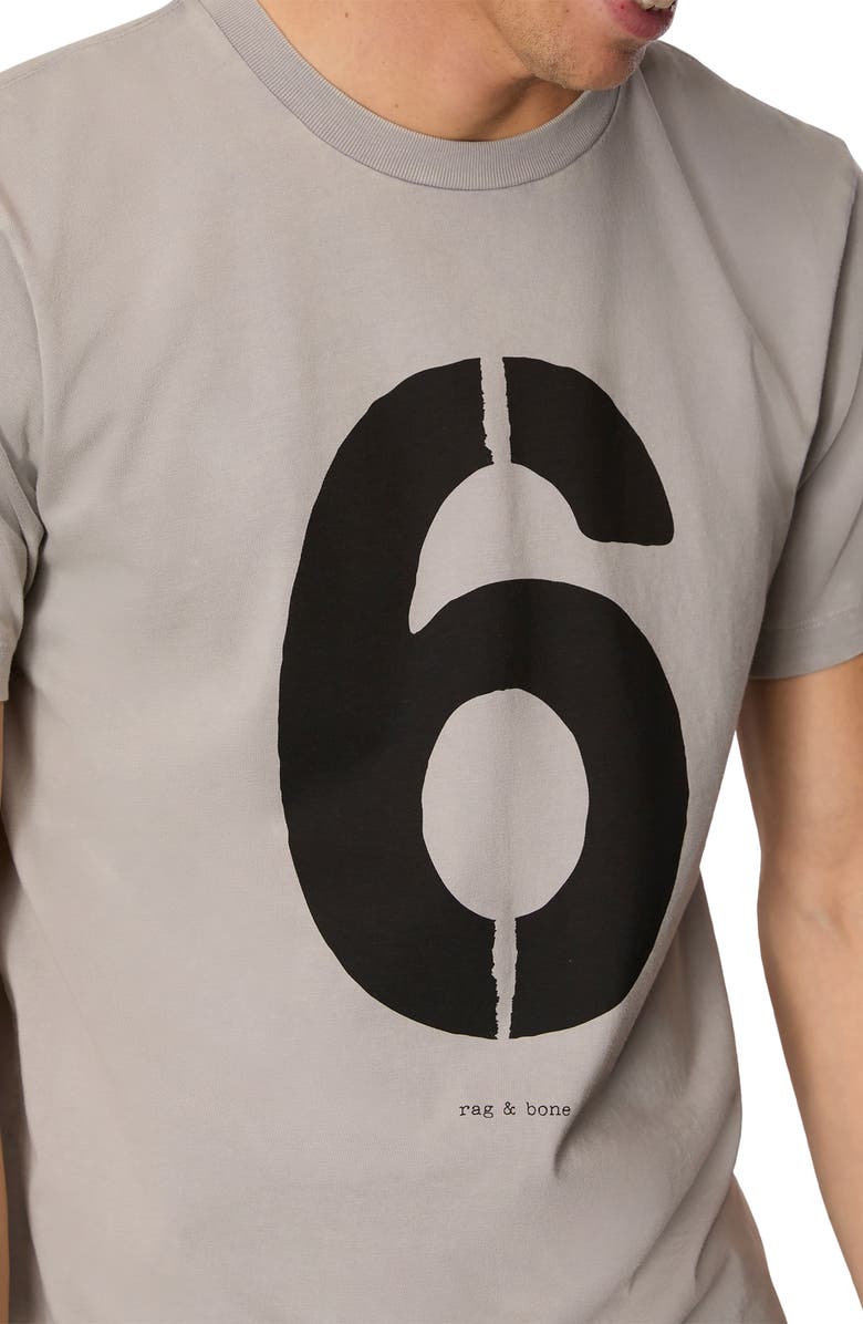 rag & bone Number Six Graphic T-Shirt, Alternate, color,