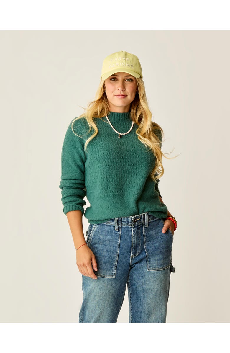 Carve Designs Monroe Stitched Sweater, Main, color, Bistro