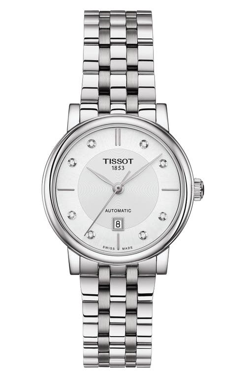 TISSOT TISSOT T-CLASSIC CARSON DIAMOND BRACELET WATCH, 30MM