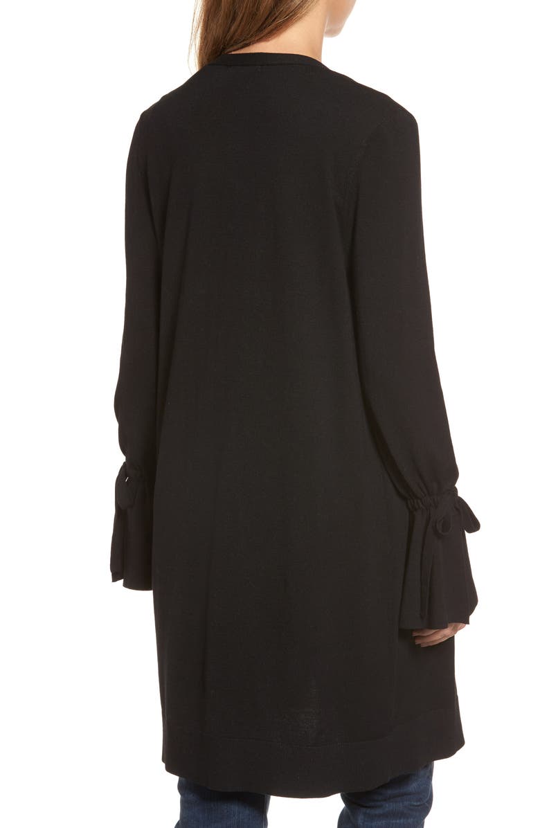 Halogen<sup>®</sup> Lightweight Tie Sleeve Cardigan, Alternate, color,