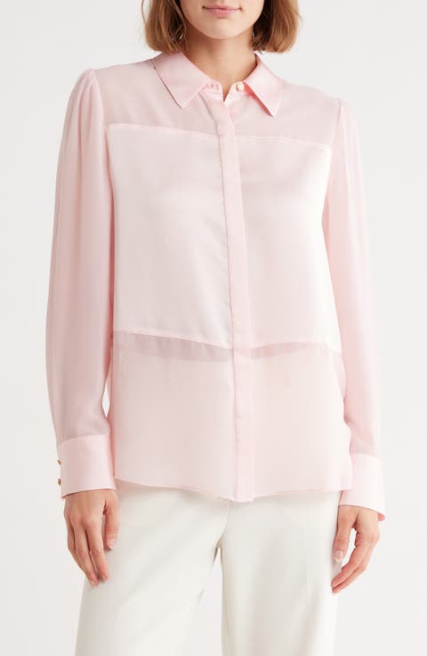 Andy Satin Button-Up Shirt