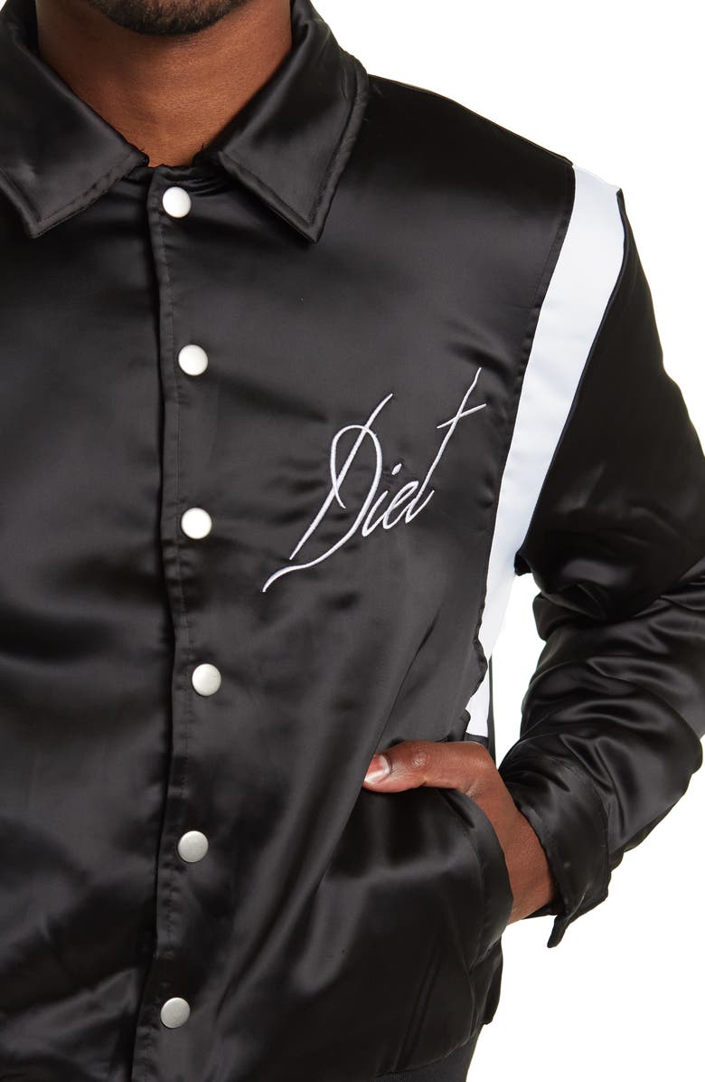 DIET STARTS MONDAY Satin Jacket, Alternate, color,