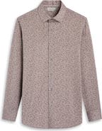 Bugatchi James OoohCotton® Floral Twill Button-Up Shirt