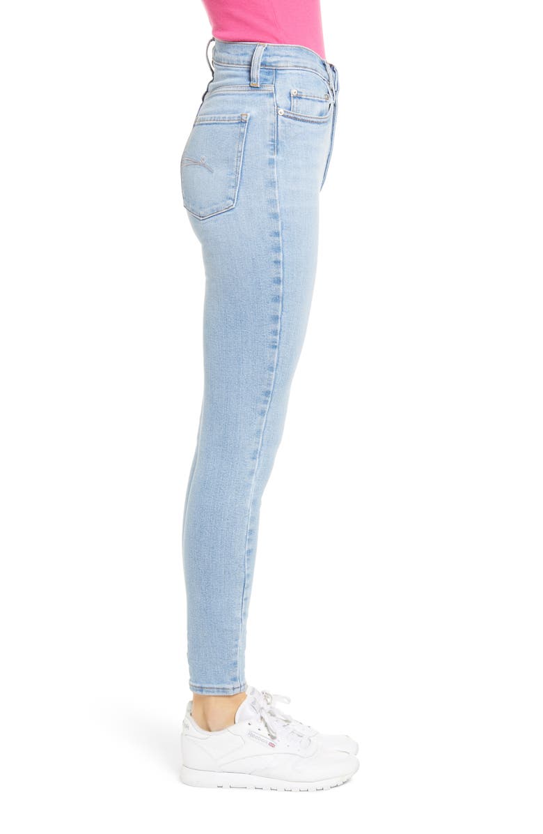 Nobody Denim Siren High Waist Ankle Skinny Jeans, Alternate, color, 