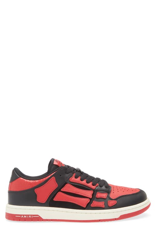 Shop Amiri Skeleton Low Top Sneaker In Varsity Red