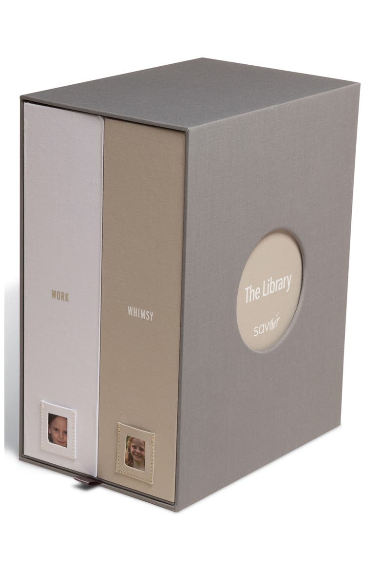 Baby Edition Keepsake Box, Alternate, color, SLATE/ BEIGE
