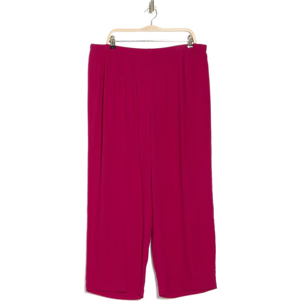 EILEEN FISHER EILEEN FISHER STRAIGHT LEG SILK ANKLE PANTS