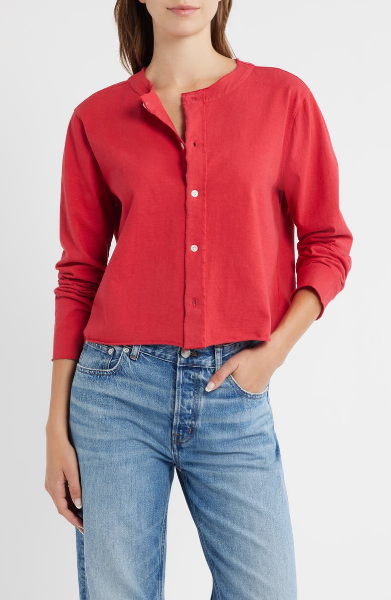 Frank & Eileen Jackie Cardigan, Main, color, Cherry