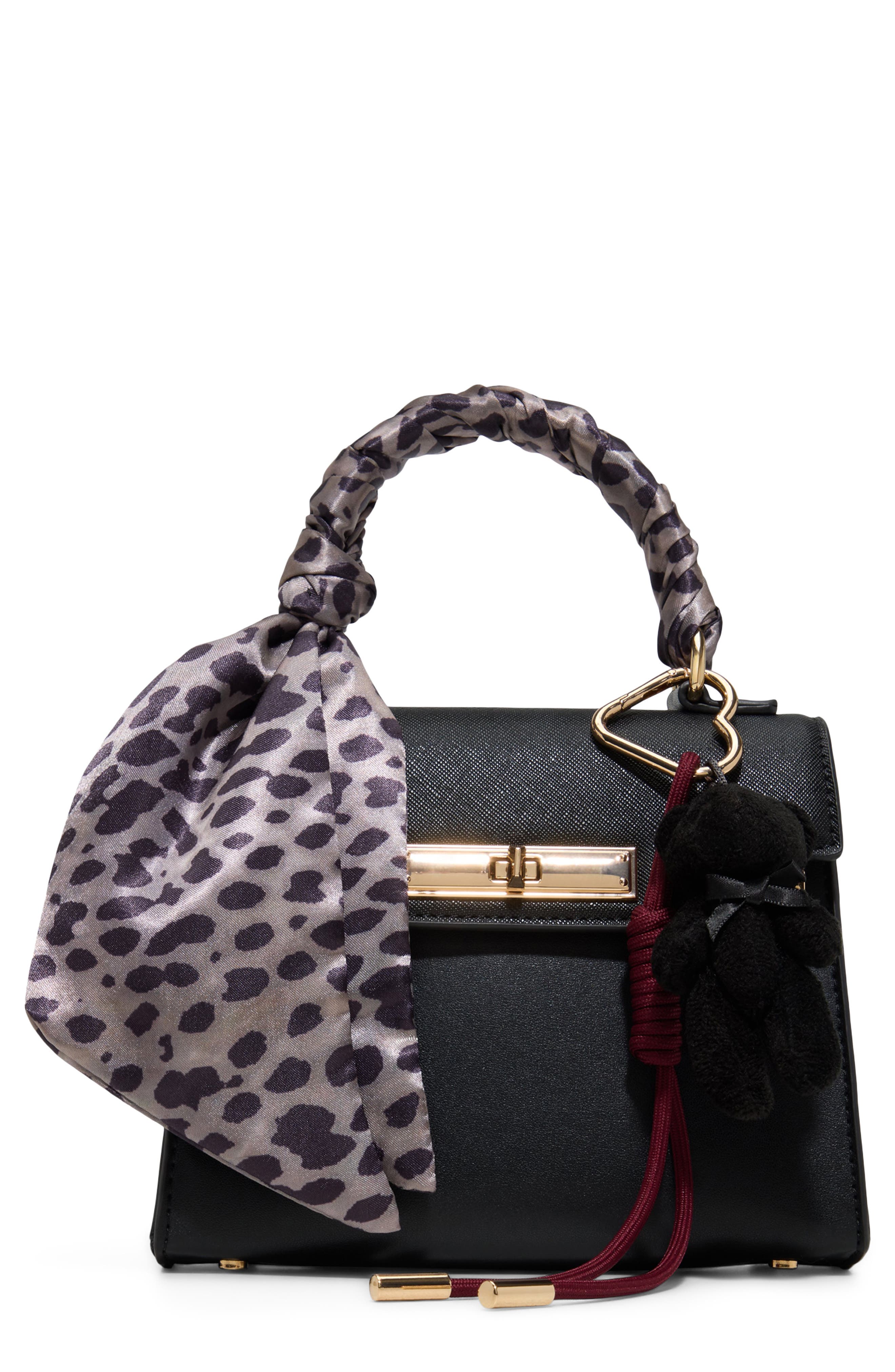 Larigodiaa Faux Leather Top Handle Bag, Main, color, OPEN MISCELLANEOUS