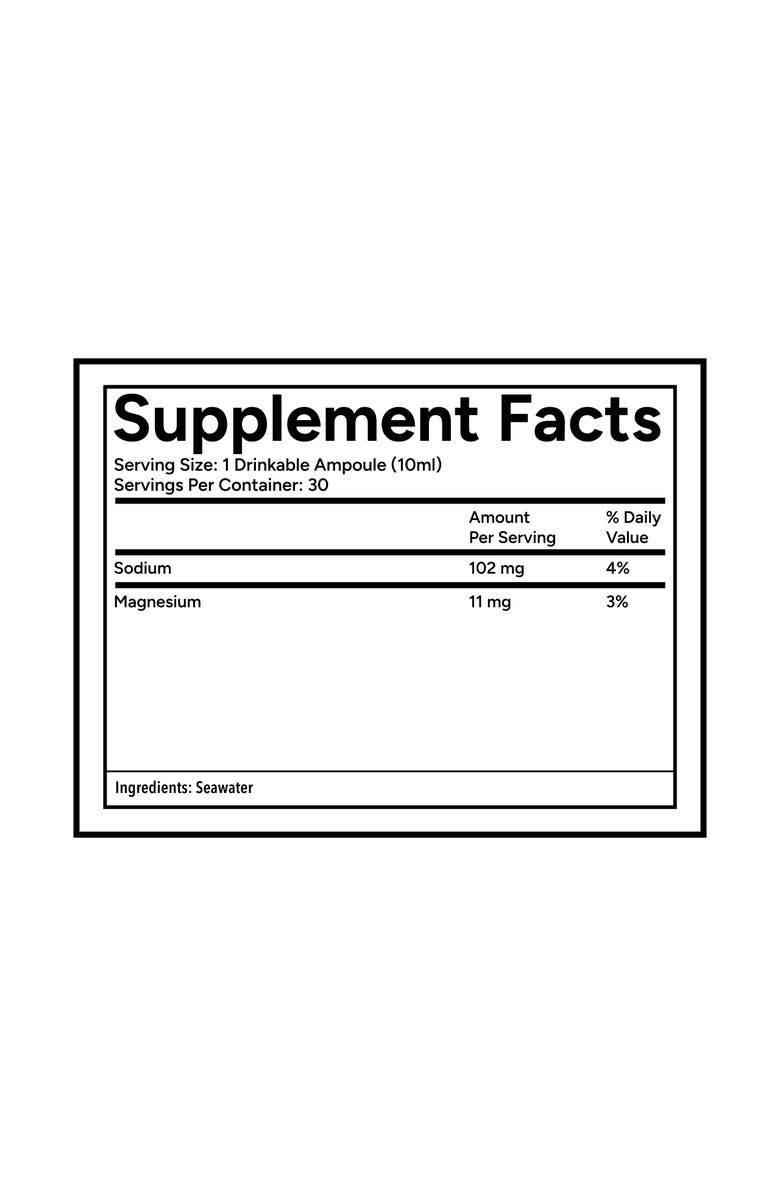 Quicksilver Scientific Original Quinton Hypertonic Sea Water Liquid Supplement, Alternate, color,