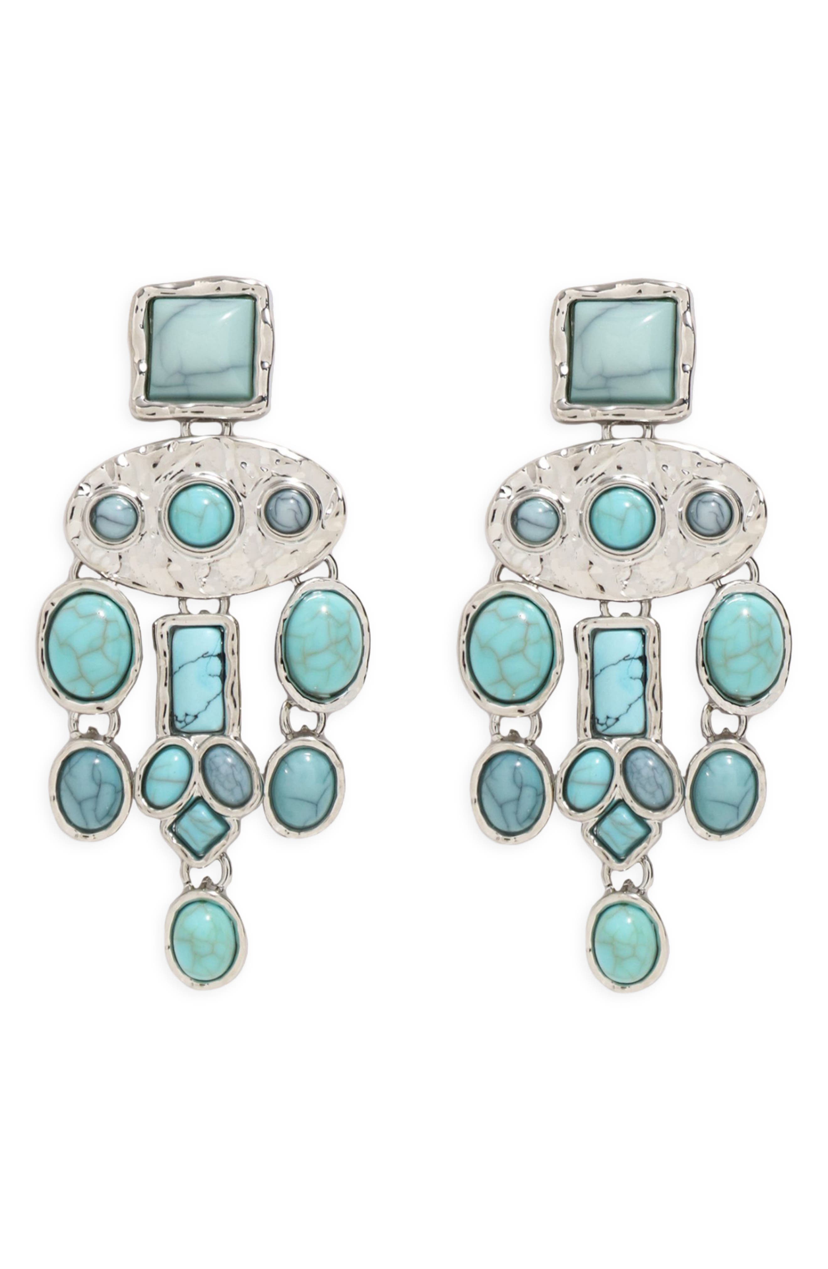 SILVER/ TURQUOISE