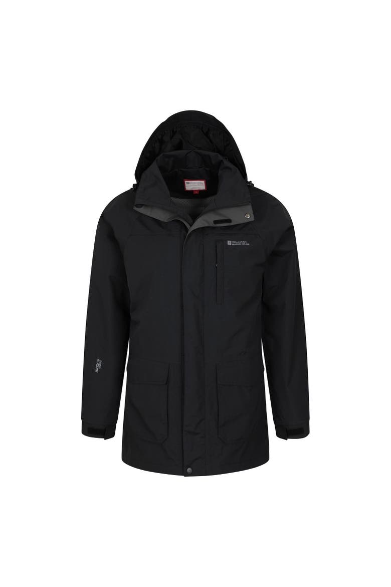 Glacier II Long Waterproof Jacket, Alternate, color, Black