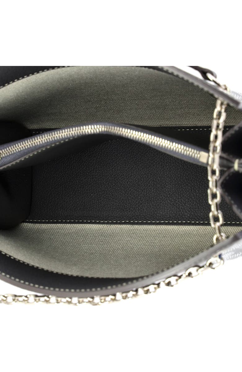 Pre-Owned Goyard Structured Rouette Chain Shoulder Bag Coated Canvas Mini, Alternate, color, Gray